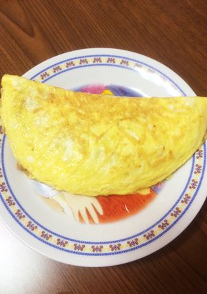 納豆チーズオムレツ-レシピのメイン写真