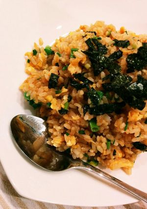 卵しかない日の５分ランチ！焼肉タレ炒飯-レシピのメイン写真