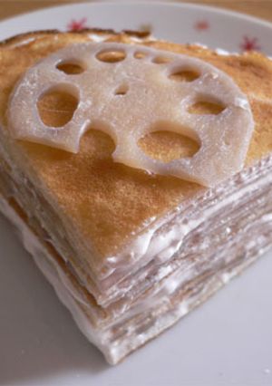 れんこんのミルクレープ-レシピのメイン写真