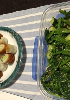 ちくわ消費！胡麻和えとちくわきゅうり-レシピのメイン写真