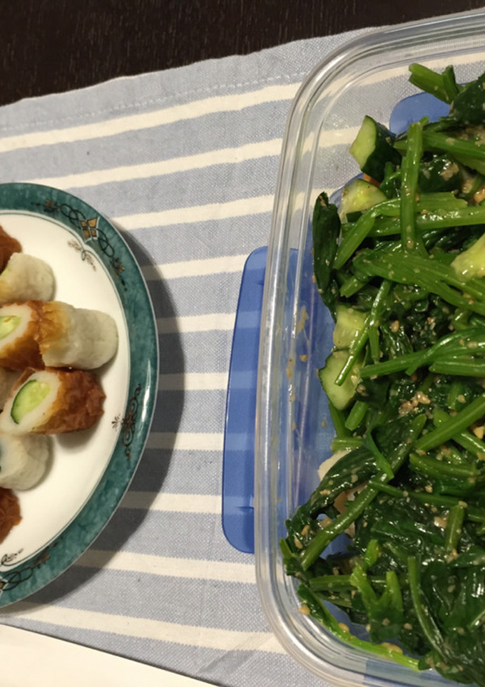ちくわ消費！胡麻和えとちくわきゅうり-レシピのメイン写真