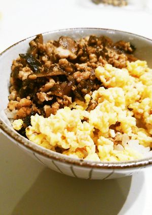だしがら昆布で鶏とごぼうのそぼろ♡-レシピのメイン写真