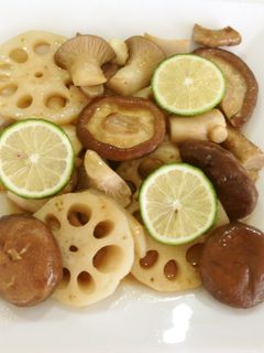 レンコンとキノコの炒め物-レシピのメイン写真