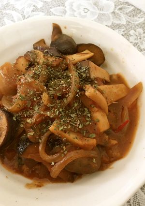 いわしの夏野菜トマトソース煮込み-レシピのメイン写真