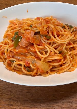 フェルマーの料理風！もちもちナポリタン！-レシピのメイン写真