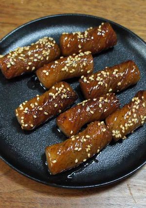 ねじりこんにゃくで焼き肉風-レシピのメイン写真