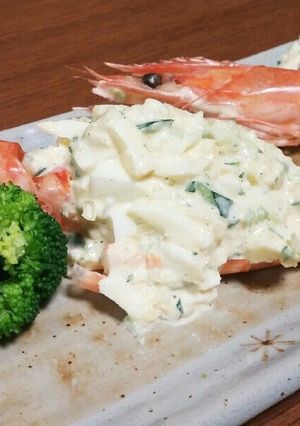 チョー簡単★お洒落に♪♪えびサラダ♥♡♥-レシピのメイン写真