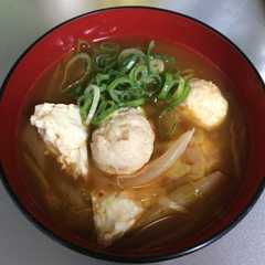 あったかキムチ鶏団子スープ-レシピのメイン写真
