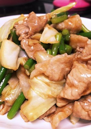 にんにく芽と豚肉☆簡単-レシピのメイン写真