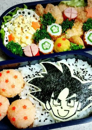 ☆ドラゴンボールキャラ弁☆-レシピのメイン写真