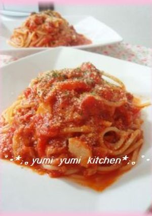我が家の定番☆ツナトマパスタ-レシピのメイン写真