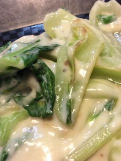 中華チンゲン菜のクリーム煮-レシピのメイン写真