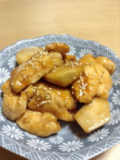 てりっ!うまっ!鶏胸肉と里芋の甘辛炒め-レシピのメイン写真