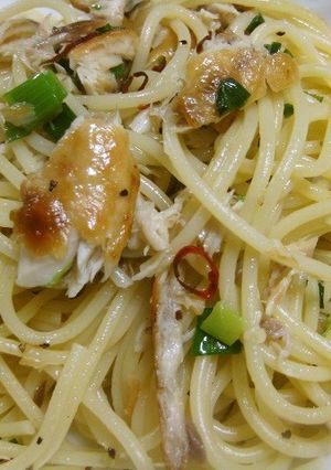 塩焼き鯖でパスタ-レシピのメイン写真