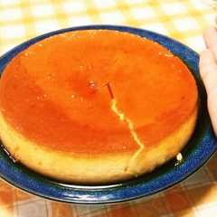 รูปของ オーブンで作る 大きなプリン♪