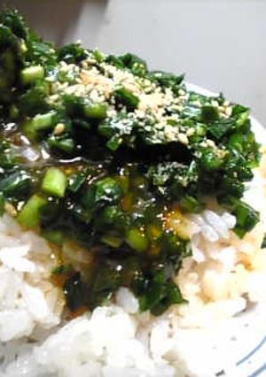 ニラご飯-レシピのメイン写真