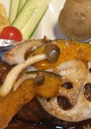なんちゃってシリーズ♪包み焼きハンバーグ-レシピのメイン写真