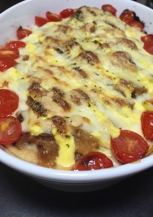 カツ丼リメイクグラタン♡-レシピのメイン写真