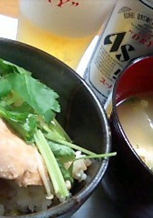 秋鮭と銀杏の炊き込みご飯-レシピのメイン写真