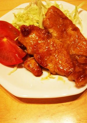 鶏ムネ肉をおいしく♪旦那絶賛の照り焼き-レシピのメイン写真