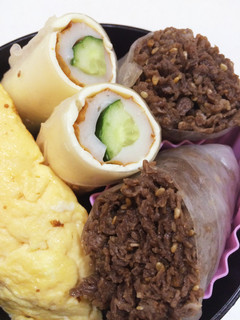 ご馳走牛肉の甘辛煮*お弁当に生春巻きにも-レシピのメイン写真