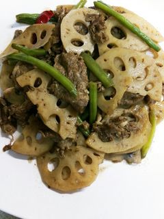 牛肉とレンコンの炒め煮-レシピのメイン写真