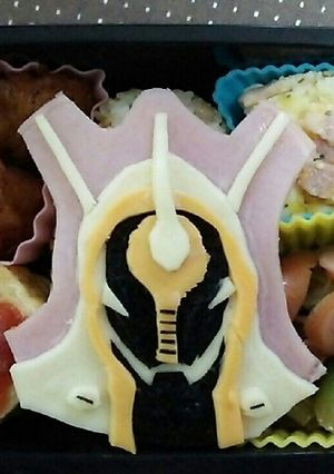キャラ弁 仮面ライダーゴースト エジソン-レシピのメイン写真