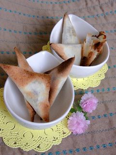 春巻きの皮~!de三角チョコパイ-レシピのメイン写真