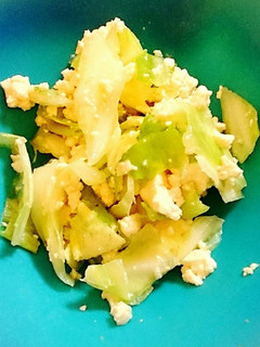 副菜に!キャベツと豆腐のこくうまサラダ-レシピのメイン写真