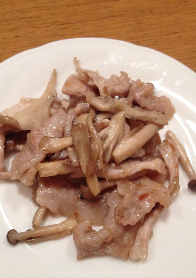 きのこと豚肉の塩麹炒め-レシピのメイン写真