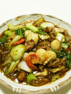 イカとエビが柔らかい八宝菜!中華丼にも!-レシピのメイン写真