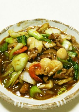イカとエビが柔らかい八宝菜！中華丼にも！-レシピのメイン写真