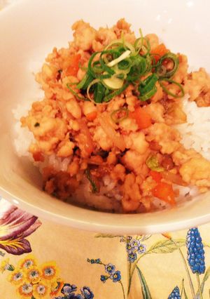 野菜&鶏そぼろ丼-レシピのメイン写真