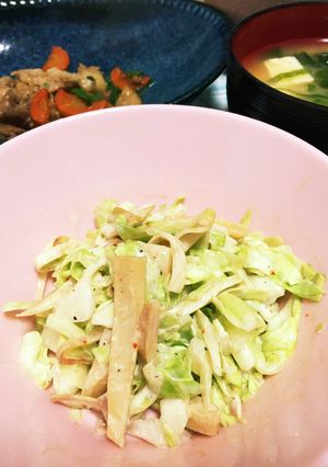 レンコンとキャベツのシャキシャキサラダ♫-レシピのメイン写真