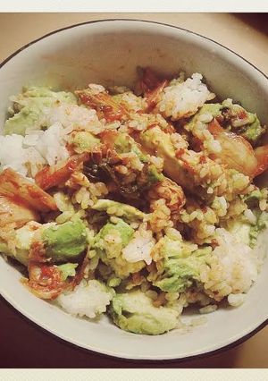 超簡単！アボキム丼-レシピのメイン写真
