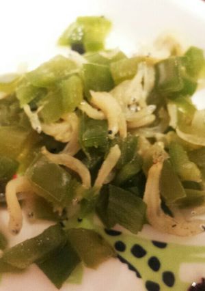 離乳食☆しらすとピーマンのさっと煮-レシピのメイン写真