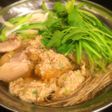 山椒香る鶏団子のせり鍋