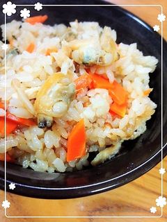 簡単!あさりの炊き込みご飯♡-レシピのメイン写真