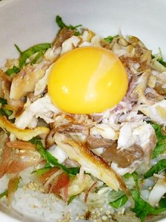 アジの干物丼-レシピのメイン写真
