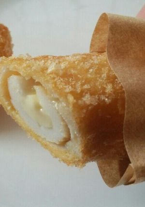 コーヒーフィルターで持つパンの揚げパン-レシピのメイン写真