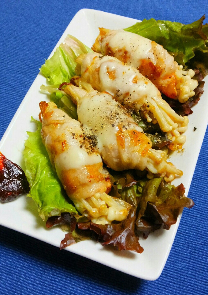 白菜キムチとエノキの豚肉巻き-レシピのメイン写真