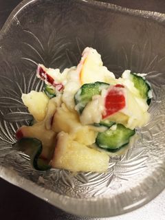 ★リンゴ入りポテサラ★-レシピのメイン写真