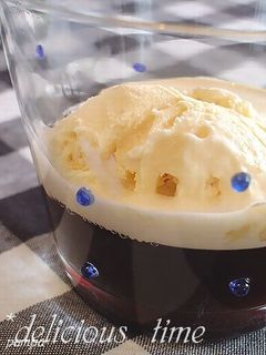 コーヒーゼリー☆バニラアイス添え-レシピのメイン写真