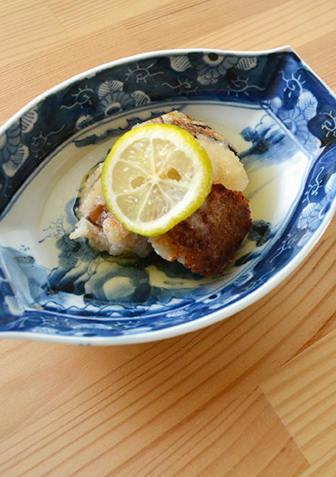 れんこんもちのみぞれあんかけ-レシピのメイン写真