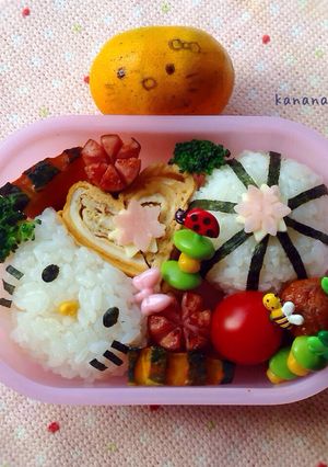 キティちゃん お弁当-レシピのメイン写真
