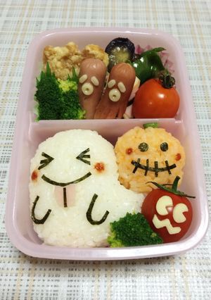 キャラ弁 ハロウィン①-レシピのメイン写真