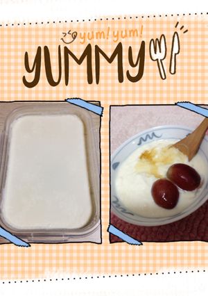 電子レンジで❁濃厚ギリシャ豆乳ヨーグルト-レシピのメイン写真