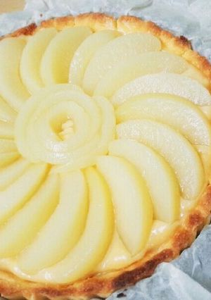 桃のカスタードタルト-レシピのメイン写真