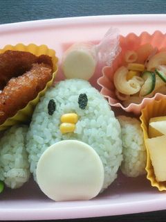 お弁当に♪ペンギンのおにぎり-レシピのメイン写真