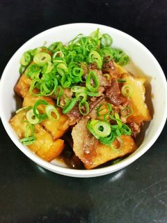 ♡豚肉と厚揚げのすき焼き風♡-レシピのメイン写真